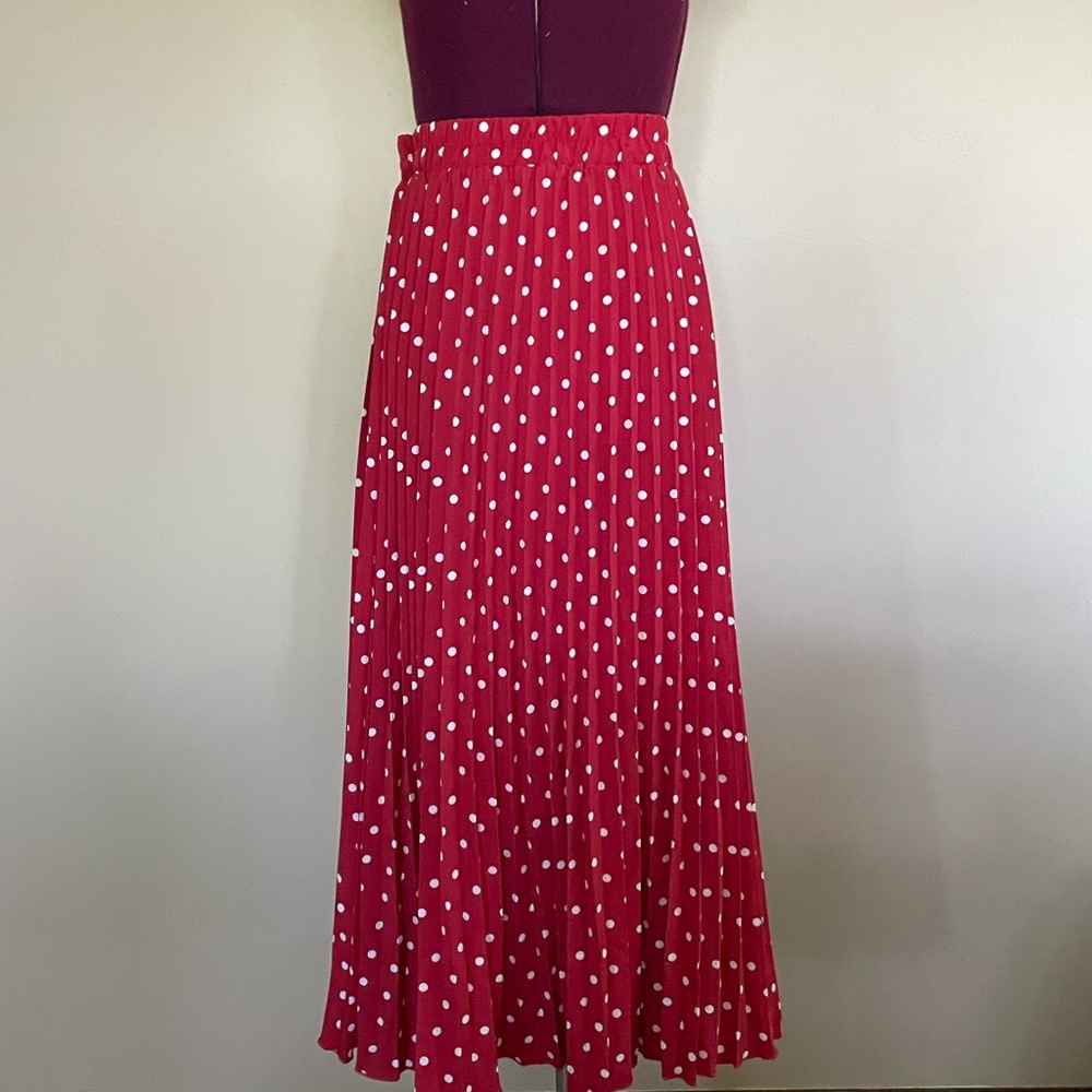 WD NY Midi Polka Dot Skirt